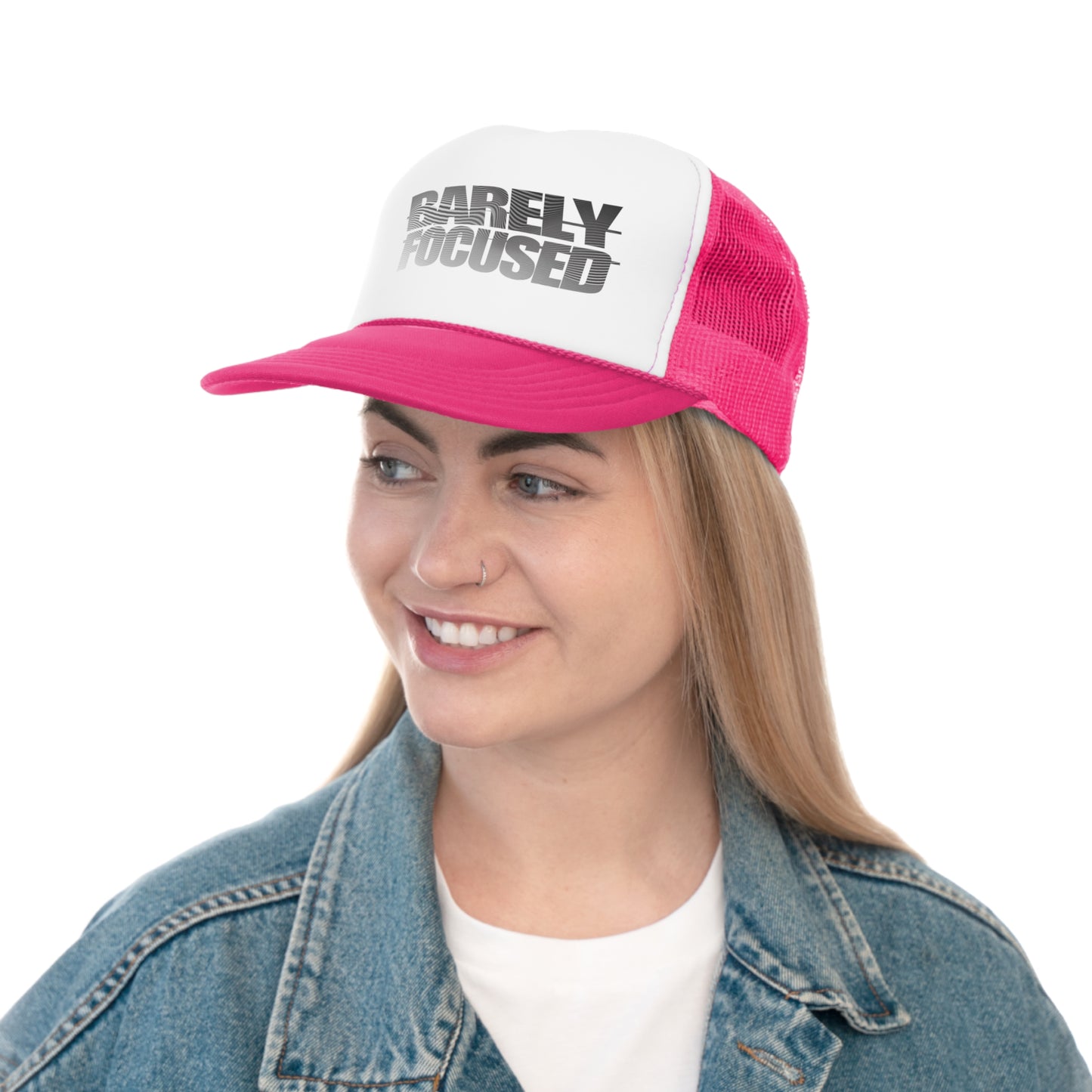 Barely Focused Trucker Cap