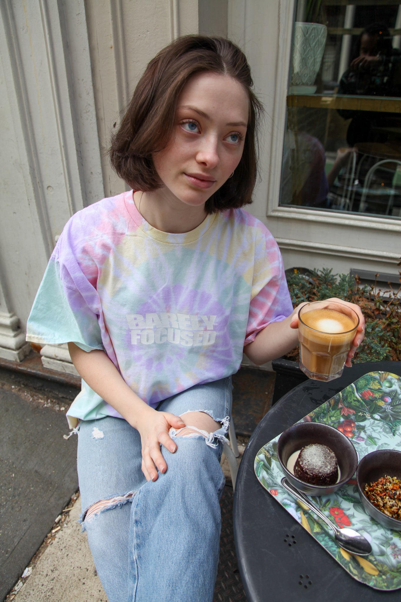 Barely Focused Tie Dye Tee